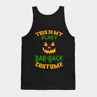 This Is My Scary Bar-back Costume Tank Top